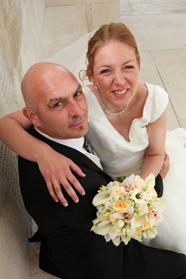 COUPLE VUE PAR LE DESSUS