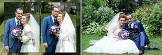 PAGE DU LIVRE DE MARIAGE PHOTOS DE COUPLE DANS UN PARC